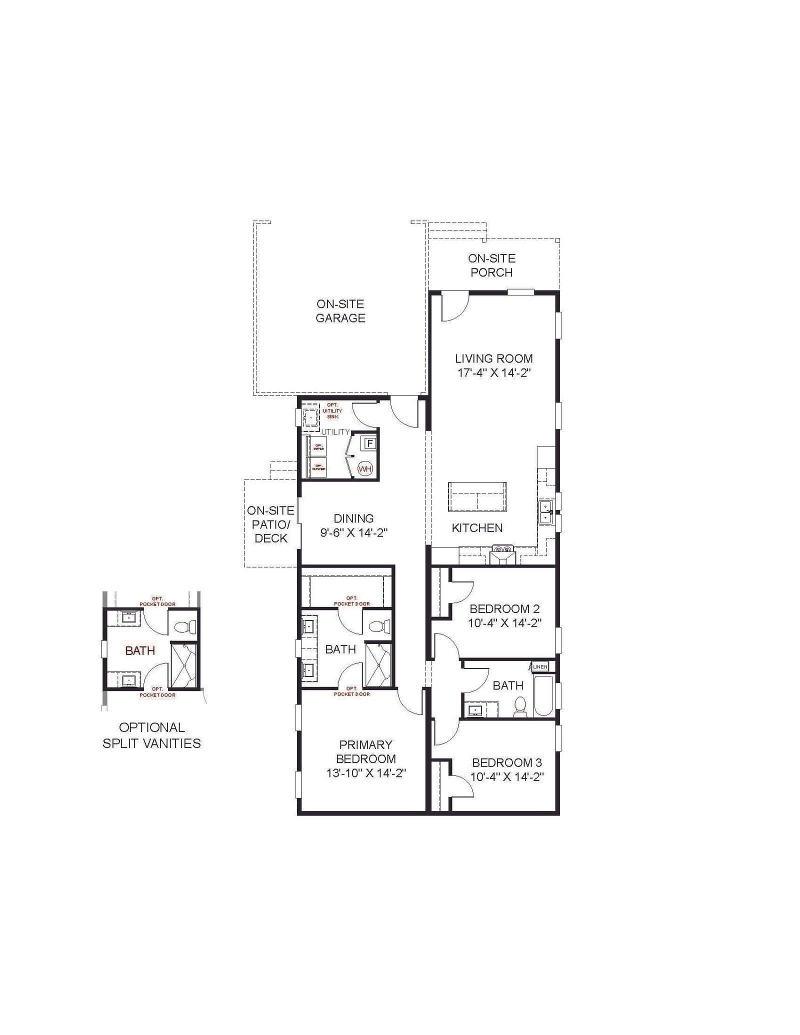 Redbud Floorplan layout